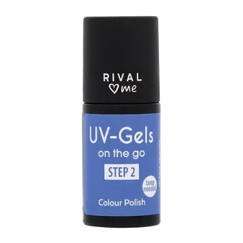 Přípravek na nehty RIVAL Loves Me Lak na nehty UV gel 10 blue serenity