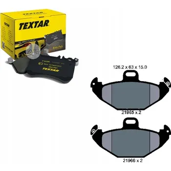 Brzdová destička Textar 2196502 Sada brzdových destiček, kotoučové brzdy