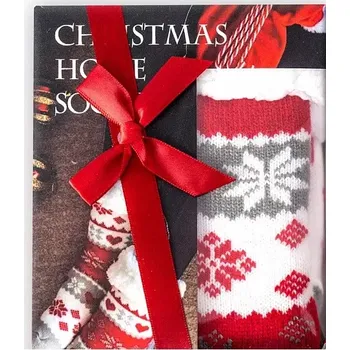 Dámské ponožky Ponožky v dárkovém balení 7194111 - 39-42 / červená