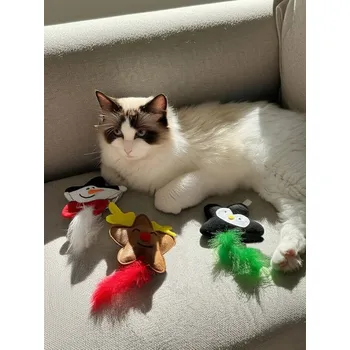 Hračka pro kočku Sinsay - Vánoční hračky pro kočky 3 pack - černá - 256FU-99X - 256FU-99X-ONE