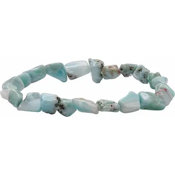 Náramek Nefertitis Larimar dětský náramek z tromlovaných kamínků obvod cca 14 až 16 cm