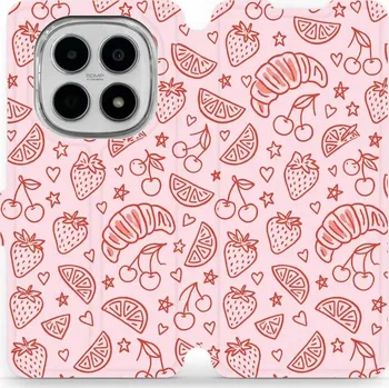 Pouzdro na mobilní telefon Flipové pouzdro Mobiwear - Xiaomi Redmi Note 15 5G - VP86S Dobroty (Knížkové flip pouzdro, obal, kryt na mobil Xiaomi Redmi Note 15 5G - VP86S Dobroty, materiál Umělá kůže + TPU - ochrana 360°, stojánek, silikonová vanička, magnetické zavírání)