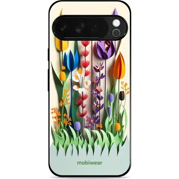 Pouzdro na mobilní telefon Lesklý kryt Mobiwear Glossy - Google Pixel 10 Pro XL - G015G Barevné květinky (Prémiové lesklé pouzdro, obal, kryt Mobiwear Glossy na mobil Google Pixel 10 Pro XL - G015G Barevné květinky, materiál Plast + TPU silikon - krytí po všech stranách,)