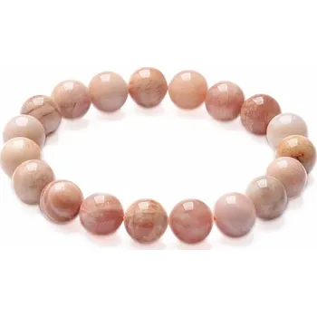 Náramek Nefertitis Sluneční kámen náramek z korálků 10 mm obvod cca 17 až 21 cm