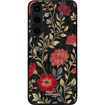 Pouzdro na mobilní telefon Lesklý kryt Mobiwear Glossy - Samsung Galaxy S25 FE - V172S Červená kvítka (Prémiové lesklé pouzdro, obal, kryt Mobiwear Glossy na mobil Samsung Galaxy S25 FE - V172S Červená kvítka, materiál Plast + TPU silikon - krytí po všech stranách, neošoupatelný)