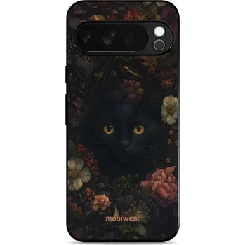 Pouzdro na mobilní telefon Lesklý kryt Mobiwear Glossy - Google Pixel 10 Pro XL - V161S Temná kočka (Prémiové lesklé pouzdro, obal, kryt Mobiwear Glossy na mobil Google Pixel 10 Pro XL - V161S Temná kočka, materiál Plast + TPU silikon - krytí po všech stranách, neošoupatelný potisk
