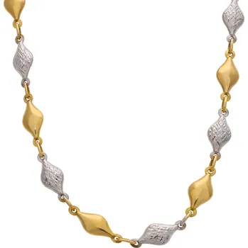 Řetízek Zlaton Řetízek z kombinovaného zlata ve tvaru listů 44 vel., 7.65g 000071802220