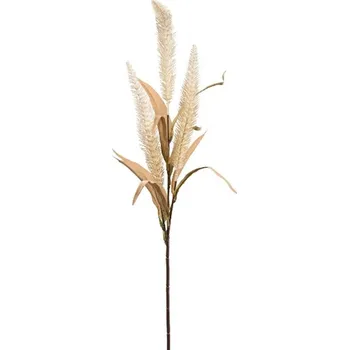 umělá květina Gasper Umělá dekorace větvička trávy 70 cm krémová