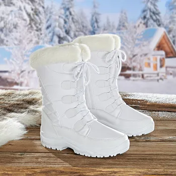 Dámská zimní obuv 3Pagen Sněhule Elsbeth bílá 36