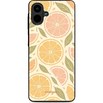 Pouzdro na mobilní telefon Lesklý kryt Mobiwear Glossy - Samsung Galaxy A07 - GP80G Citrusy (Prémiové lesklé pouzdro, obal, kryt Mobiwear Glossy na mobil Samsung Galaxy A07 - GP80G Citrusy, materiál Plast + TPU silikon - krytí po všech stranách, neošoupatelný potisk, tenké proveden
