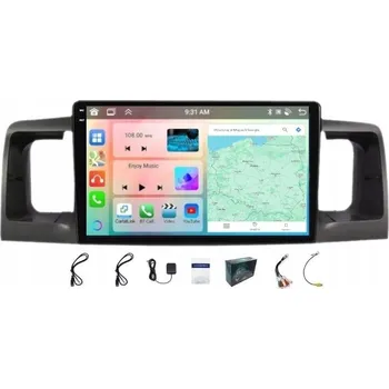 Autorádio AUTORÁDIO S GPS NAVIGACÍ ANDROID TOYOTA COROLLA 2000-04 CARPLAY WIFI 4GB 64GB