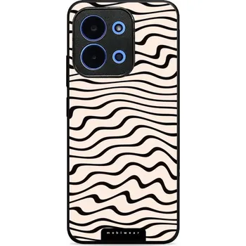 Pouzdro na mobilní telefon Lesklý kryt Mobiwear Glossy - Xiaomi Poco C85 - GA62G Vlnky na béžové (Prémiové lesklé pouzdro, obal, kryt Mobiwear Glossy na mobil Xiaomi Poco C85 - GA62G Vlnky na béžové, materiál Plast + TPU silikon - krytí po všech stranách, neošoupatelný potisk, tenk