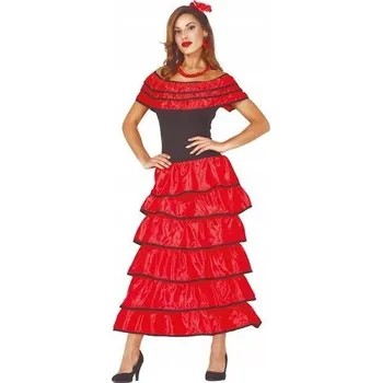 Karnevalový kostým KOSTÝM TANEČNICE FLAMENCO ŠPANĚLKA TANEČNICE L