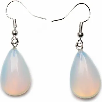 Náušnice Opalit náušnice velké kapky délka cca 4 cm