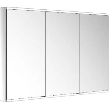 Koupelnový nábytek Keuco - Zrcadlová skříňka s LED osvětlením, 140x90x12 cm, hliník 800321141000200