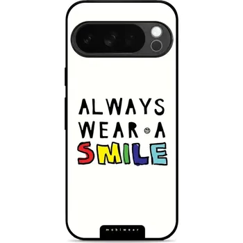 Pouzdro na mobilní telefon Lesklý kryt Mobiwear Glossy - Google Pixel 10 Pro - G077G Always smile (Prémiové lesklé pouzdro, obal, kryt Mobiwear Glossy na mobil Google Pixel 10 Pro - G077G Always smile, materiál Plast + TPU silikon - krytí po všech stranách, neošoupatelný potisk,)