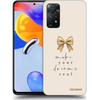 Pouzdro na mobilní telefon Picasee silikonový průhledný obal pro Xiaomi Redmi Note 11 Pro 5G - Golden Dream