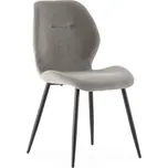 Světle šedé čalouněné jídelní židle v sadě 4 ks Ansu – Marckeric ID_1818954