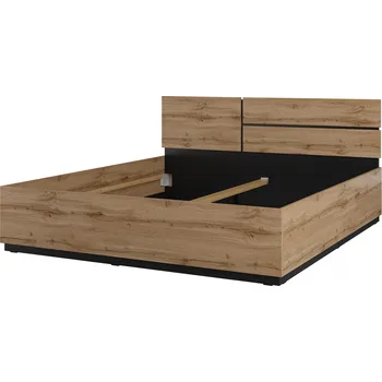 Obývací stěna MOB Crossroad S32 (dub wotan + černá)