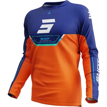 Moto dres Motokrosový dres Shot Devo Daytona oranžový 3XL