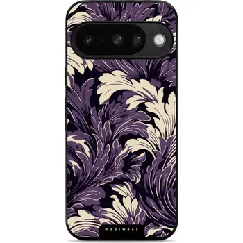 Lesklý kryt Mobiwear Glossy - Google Pixel 10 - GA46G Fialové rostliny (Prémiové lesklé pouzdro, obal, kryt Mobiwear Glossy na mobil Google Pixel 10 - GA46G Fialové rostliny, materiál Plast + TPU silikon - krytí po všech stranách, neošoupatelný potisk,)