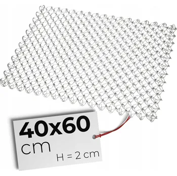 Rohožka DRÁTĚNÁ ROHOŽKA PŘED DVEŘE KOVOVÁ NA BOTY VENKOVNÍ 40x60 CM