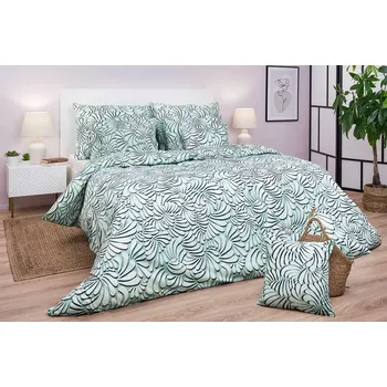 Bytový textil Bavlněné povlečení - Iluze mentol - hot. kapsa