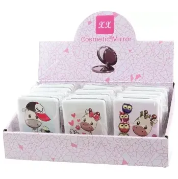 Kosmetické zrcátko Mirror Zrcátko 6 druhů žirafy