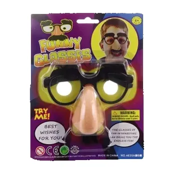 Karnevalový doplněk Brýle s nosem