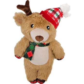 Hračka pro psa Nobby XMAS vánoční hračka pro psy Sob s čepicí 29 cm