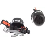 Sada policie s helmou