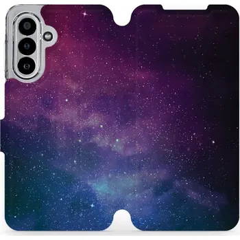 Pouzdro na mobilní telefon Flipové pouzdro Mobiwear - Samsung Galaxy A17 / A17 5G - V147P Mlhovina (Knížkové flip pouzdro, obal, kryt na mobil Samsung Galaxy A17 / A17 5G - V147P Mlhovina, materiál Umělá kůže + TPU - ochrana 360°, stojánek, silikonová vanička, magnetické zavírání)