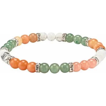 Náramek Karneol náramek s mixem polodrahokamů obvod cca 18 až 23 cm