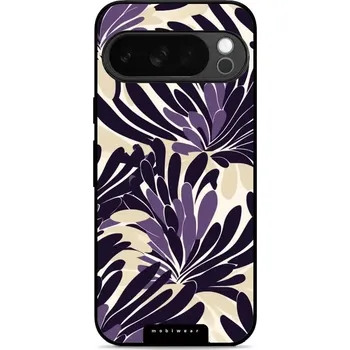 Pouzdro na mobilní telefon Lesklý kryt Mobiwear Glossy - Google Pixel 10 Pro - GA47G Fialová flóra (Prémiové lesklé pouzdro, obal, kryt Mobiwear Glossy na mobil Google Pixel 10 Pro - GA47G Fialová flóra, materiál Plast + TPU silikon - krytí po všech stranách, neošoupatelný potisk,)