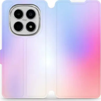 Pouzdro na mobilní telefon Flipové pouzdro Mobiwear - Xiaomi Redmi Note 15 5G - VP65S Nachový odstín (Knížkové flip pouzdro, obal, kryt na mobil Xiaomi Redmi Note 15 5G - VP65S Nachový odstín, materiál Umělá kůže + TPU - ochrana 360°, stojánek, silikonová vanička, magnetické zavírá