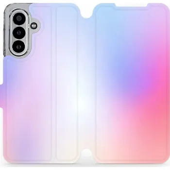 Pouzdro na mobilní telefon Flipové pouzdro Mobiwear - Samsung Galaxy A17 / A17 5G - VP65S Nachový odstín (Knížkové flip pouzdro, obal, kryt na mobil Samsung Galaxy A17 / A17 5G - VP65S Nachový odstín, materiál Umělá kůže + TPU - ochrana 360°, stojánek, silikonová vanička, magnetick