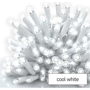 Vánoční dekorace Propojovací vánoční řetěz bez zdroje EMOS Connecting D2AC02 ZY2156 50LED 5m studená bílá