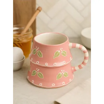 Sinsay - Hrnek s vánočním motivem - pastelová růžová - 376GC-03X - 376GC-03X-ONE