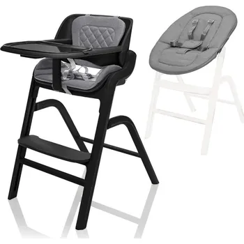 Set Jídelní židlička Zopa Inspira + novorozenecký set Barva: Berry Black