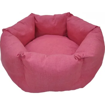 Pelíšek pro psa Axin Trading Pelíšek AXIN šestihran Barva potahu: Malinový melír