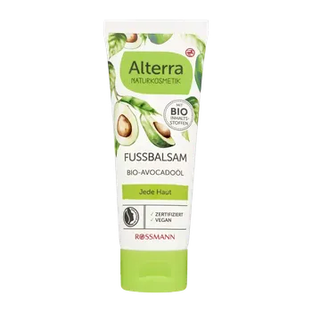 Kosmetika na nohy Alterra Naturkosmetik Balzám na nohy Avokádo a citron 75 ml