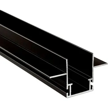 LED páska LIGHT IMPRESSIONS Deko-Light Combo vestavný montážní profil s křídly, 13mm, 3m černá - LIGHT IMPRESSIONS IMPR 970827