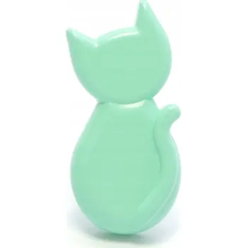 Nábytkové kování Úchytka knopka Rujzdesign zelená matná 7x5,2 cm