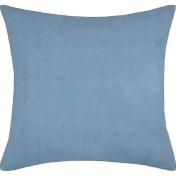 Polštář POVLEČENÍ NA POLŠTÁŘ BAVLNĚNÉ DEKORATIVNÍ DO OBÝVÁKU 40x40 MODRÉ