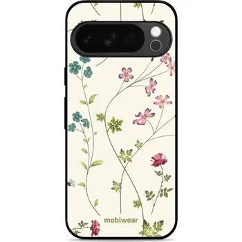Pouzdro na mobilní telefon Lesklý kryt Mobiwear Glossy - Google Pixel 10 Pro - G035G - Tenké rostlinky s květy (Prémiové lesklé pouzdro, obal, kryt Mobiwear Glossy na mobil Google Pixel 10 Pro - G035G - Tenké rostlinky s květy, materiál Plast + TPU silikon - krytí po všech stranách