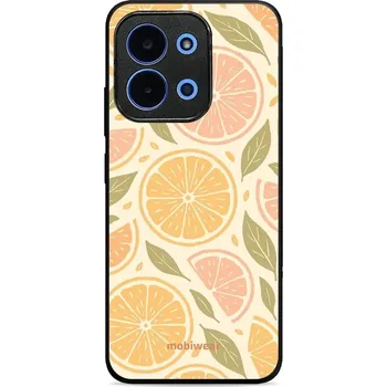Pouzdro na mobilní telefon Lesklý kryt Mobiwear Glossy - Xiaomi Poco C85 - GP80G Citrusy (Prémiové lesklé pouzdro, obal, kryt Mobiwear Glossy na mobil Xiaomi Poco C85 - GP80G Citrusy, materiál Plast + TPU silikon - krytí po všech stranách, neošoupatelný potisk, tenké provedení,)