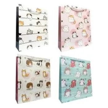 Set školních potřeb Torebka prezentowa dziecięca L Kociaki mix