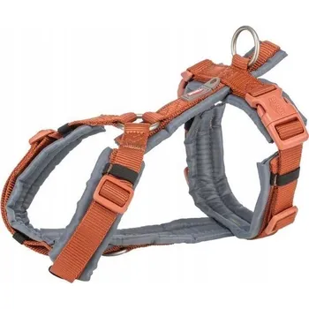 Postroj pro psa Trixie Premium trekking, obojky, pro psa, rezavé/grafit, M–L