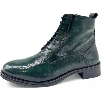 Dámská zimní obuv DÁMSKÉ KOTNÍKOVÉ BOTY FLUCHOS D8343-NA HARVARD ZELENÁ Barva: Zelená, Velikost: 38