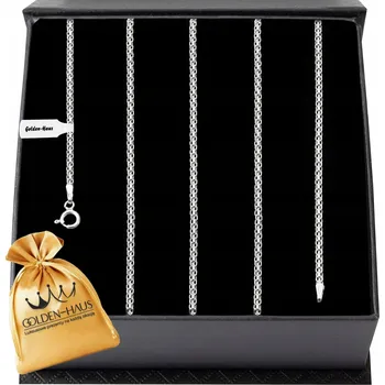 Řetízek STŘÍBRNÝ ŘETÍZEK BISMARK 40cm/2mm JEMNÝ / PRO DÍVKU JAKO DÁREK